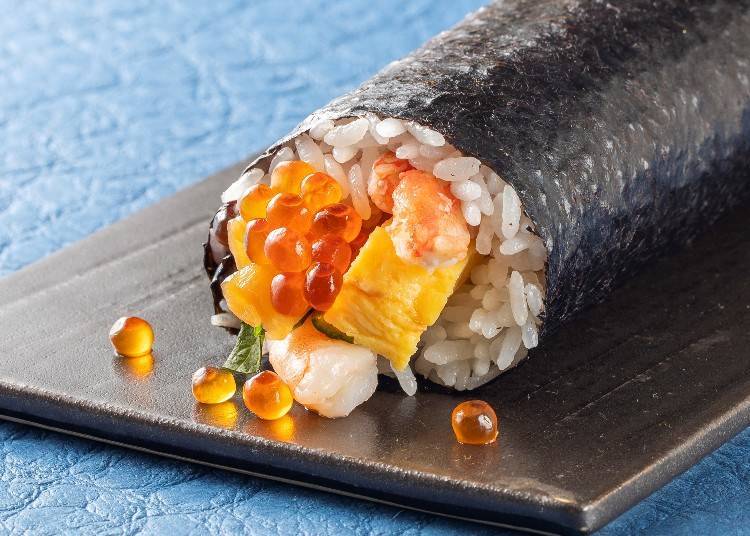 Seafood Snow Crab Ehomaki - 2,270 yen, Half Size 1,200 yen / Tetote, TOUBEI