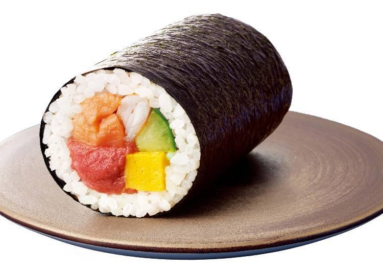 Seafood Ehomaki - 600 yen