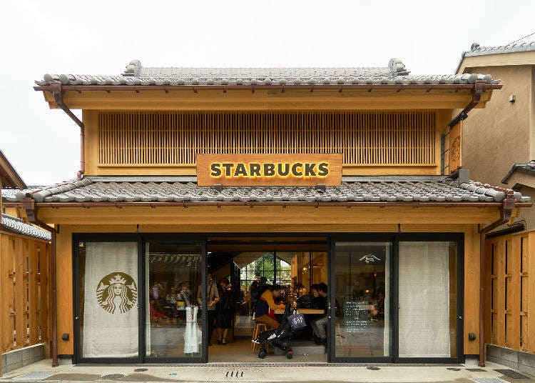 就在東京旁邊的和風傳統地區－川越的星巴克