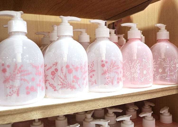 The easy to push bottles are great to use for hand soap