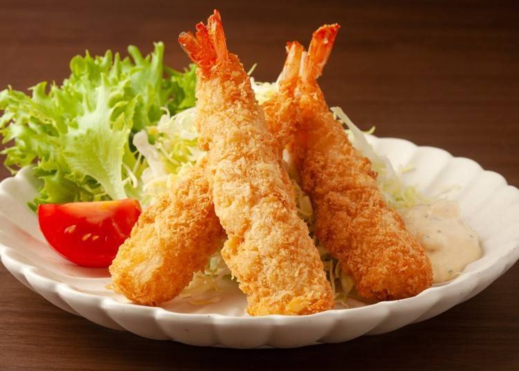由天妇罗x炸鱼诞生出的炸虾！现在也是日本的热门料理
