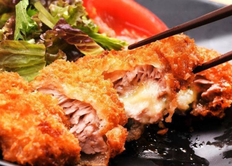 How to Make Chicken Cheese Katsu - Japan's Crispy Fried Chicken With Gooey Molten Cheese Center