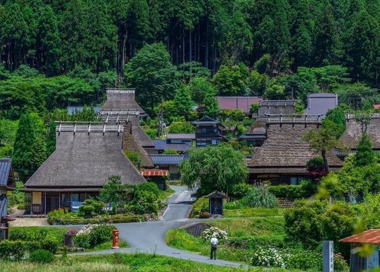 8．沉浸在怀旧风景和美食之中～美山茅葺之里