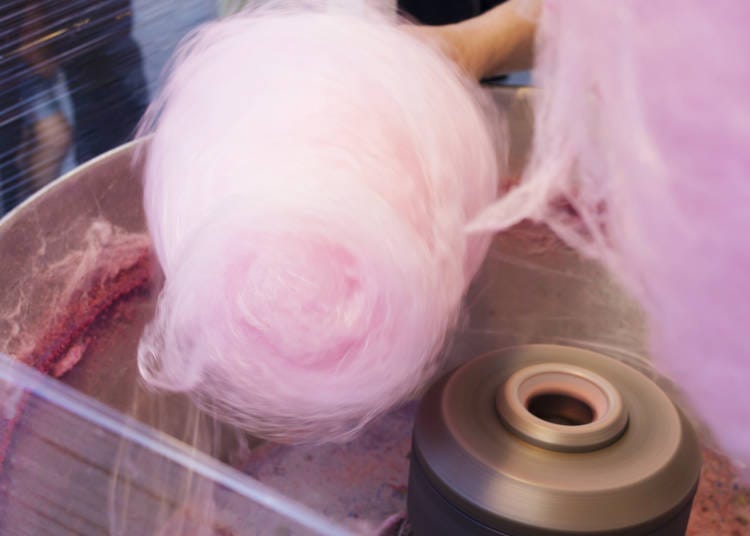 7. Cotton candy: Fluffy in texture and appearance