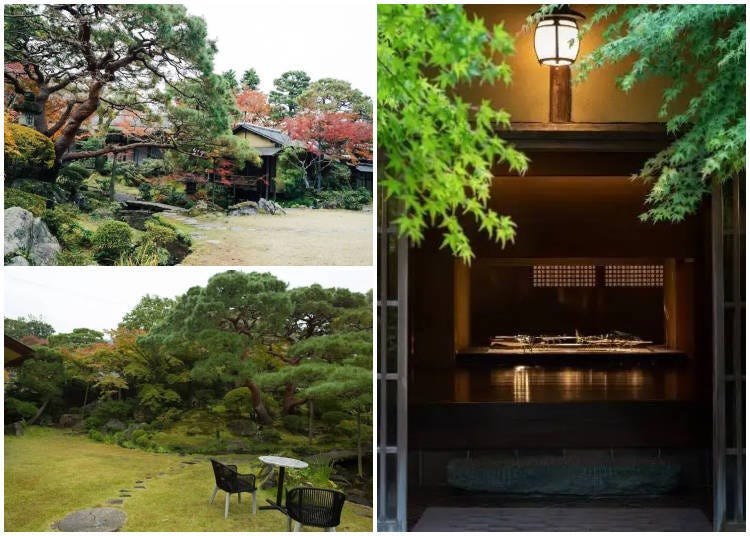 11月下旬，日本庭園的樹木慢慢變色，迎接紅葉的到來　圖片 : Booking.com