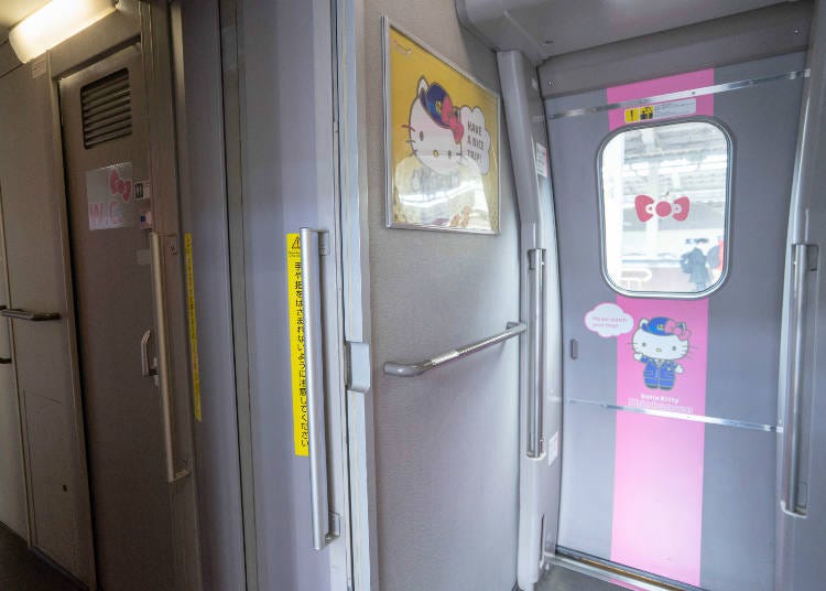 接著介紹Hello Kitty新幹線，2號車廂「KAWAII! ROOM」