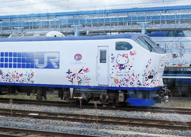 搭乘Hello Kitty電車從關西國際機場去京都吧！「Hello Kitty HARUKA」特急列車介紹