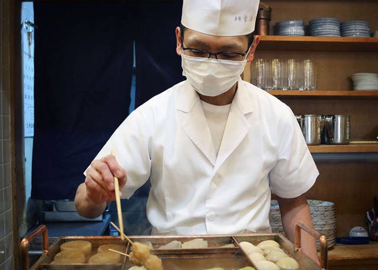 The restaurant manager Keiji Matsuo.