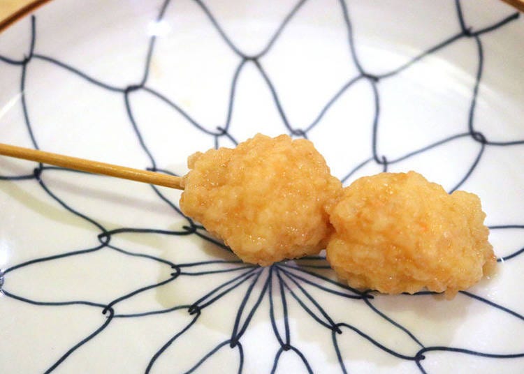 Shrimp tempura is the most popular.