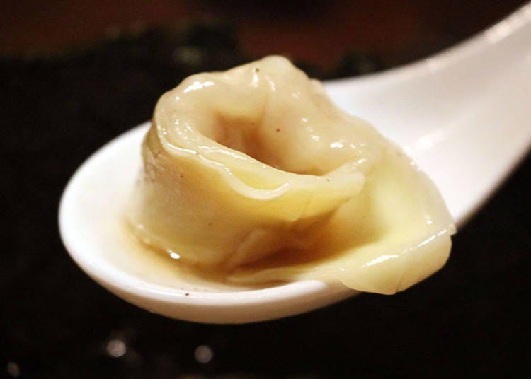 The delicate, finely-crafted handmade wontons.