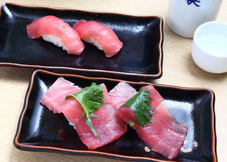 Osaka's Mega-Sized Sushi at 'Ganso-Bucchigiri Zushi Uoshin': 4x Bigger Than Usual