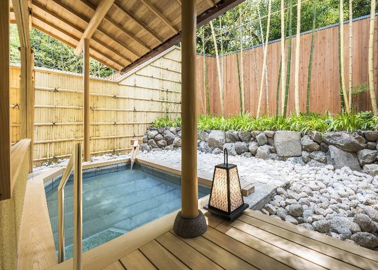 Raku, a private spa with a private open-air bath