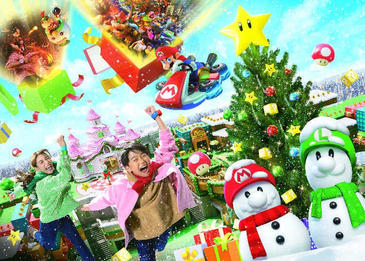 USJ環球影城冬季活動11月開跑!瑪利歐雪人&無敵星星聖誕樹超可愛