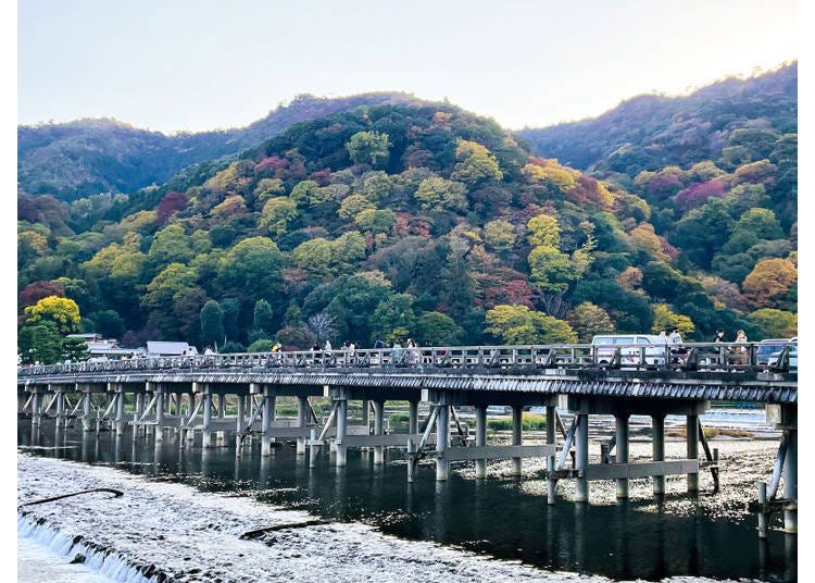 ‘도게츠교 다리’는 아라시야마의 랜드마크