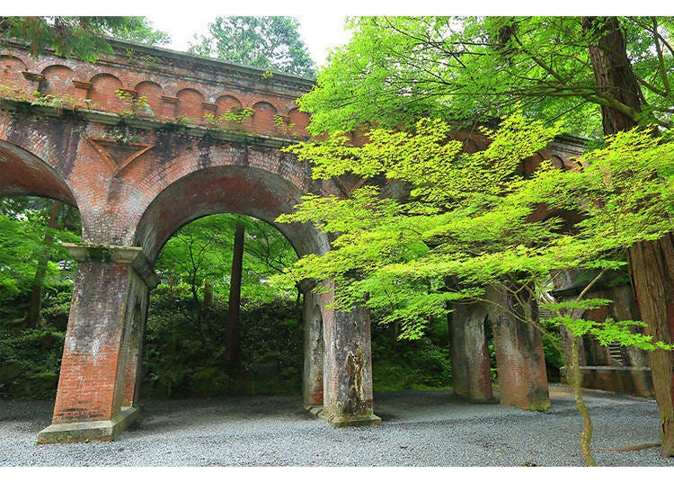 Suirokaku Aqueduct, a popular location for TV dramas and films