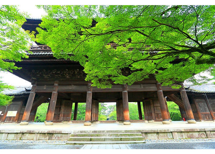 南禪寺三門的上方稱為「樓上」，也可上去參觀。