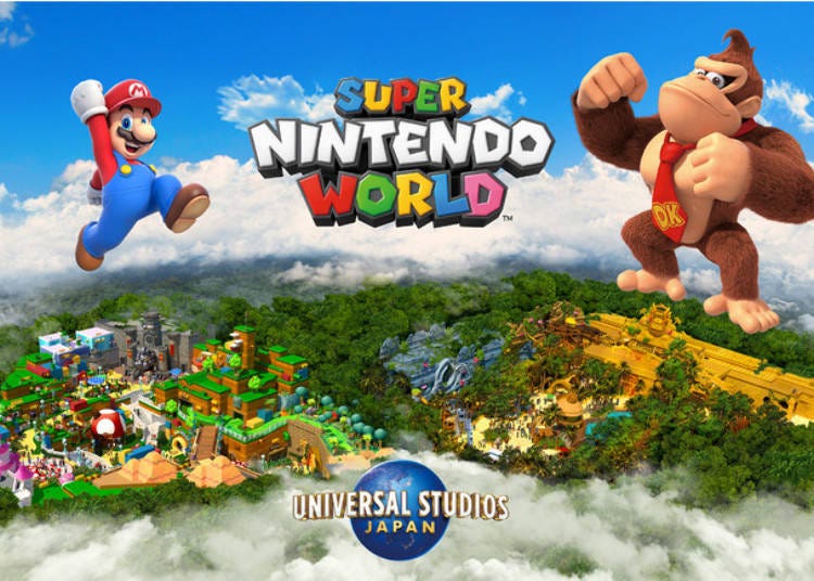 Explore the lush jungle where Donkey Kong and his friends live (© Nintendo / Photo: Universal Studios Japan)