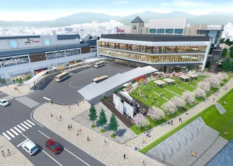 【2024年3月23日開幕】直通新車站的商業設施「Minoh Q's MALL STATION棟」