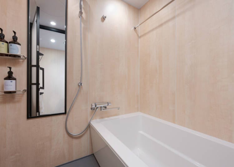 Private Wash Basin & Bathroom Facilities