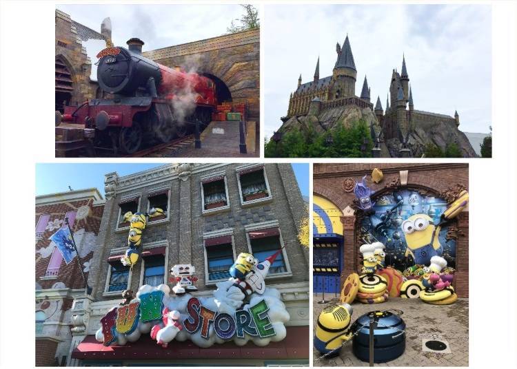 The Harry Potter and Minions areas of Universal Studios. (Photo provided by the interviewee)
