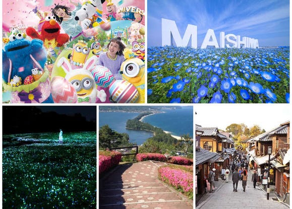 best places to visit japan april