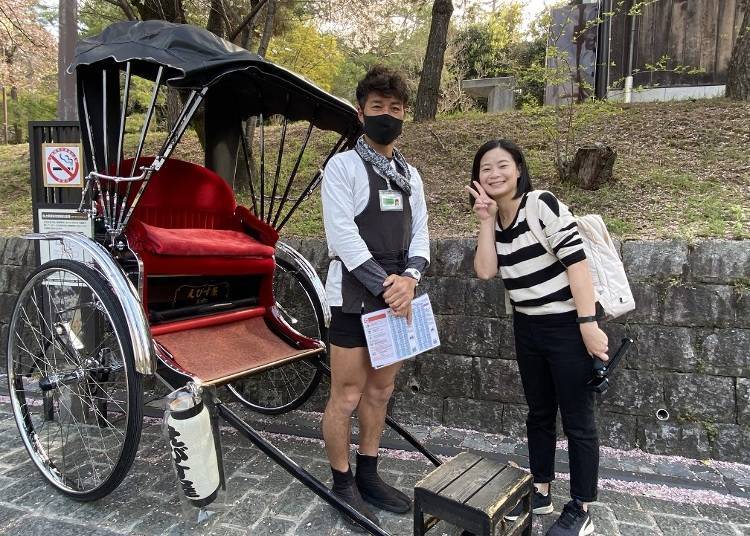 Our First Experience of an Ebisuya Rickshaw Ride!