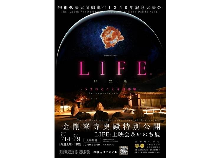 高野山 「LIFEいのち」＆「いのち展 Warmth I Remember」（和歌山県伊都郡）