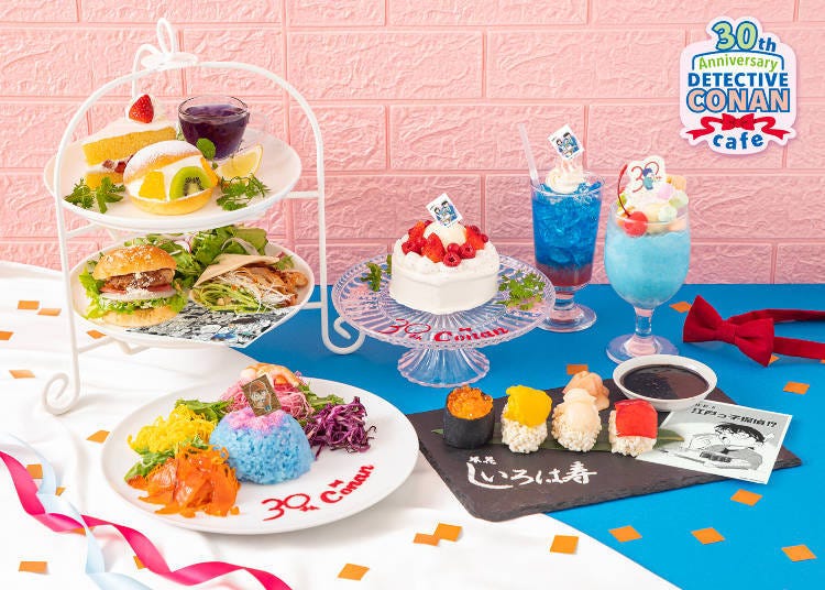 Detective Conan 30th Anniversary Café (Umeda, Osaka City)