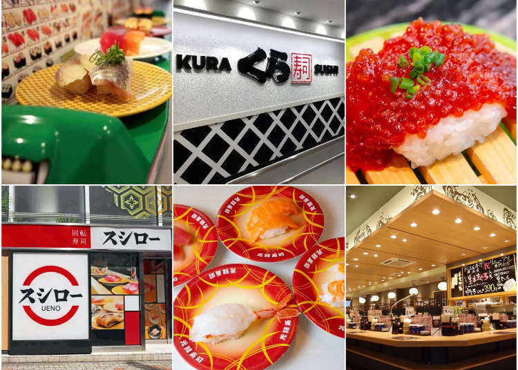 Enjoying Conveyor Belt Sushi in Japan: 15 Popular Chains, Ordering Tips, and More