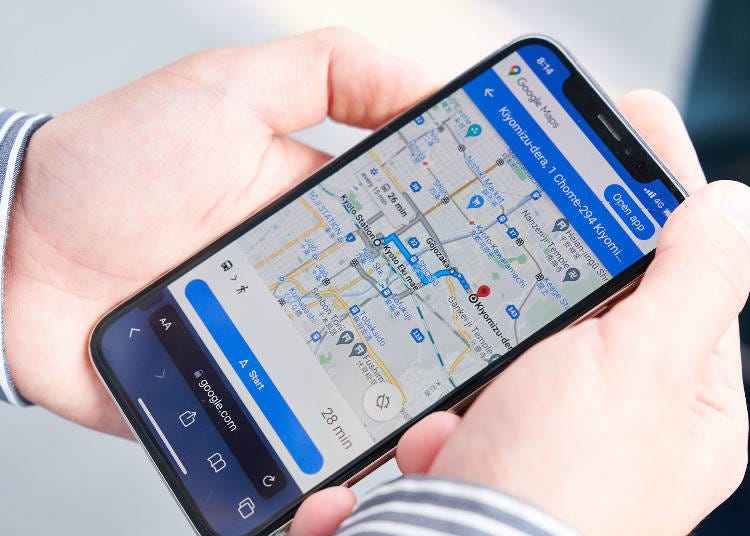 地図アプリを駆使しても、交通渋滞で予定が変わる可能性も……