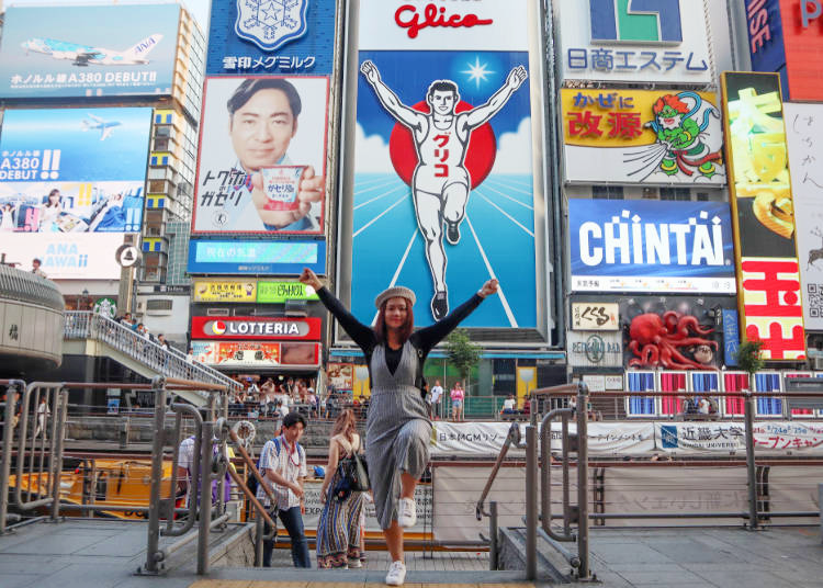 大阪南部區域最多人拍照的固力果看板  照片來源：LIVE JAPAN站內文章a2000483