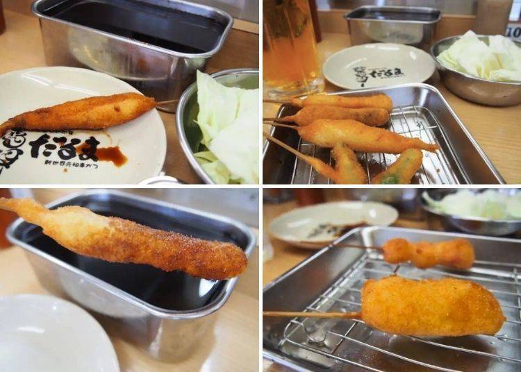 照片通天阁本店用餐时的参考图|取自LIVE JAPAN站内文章a2000009