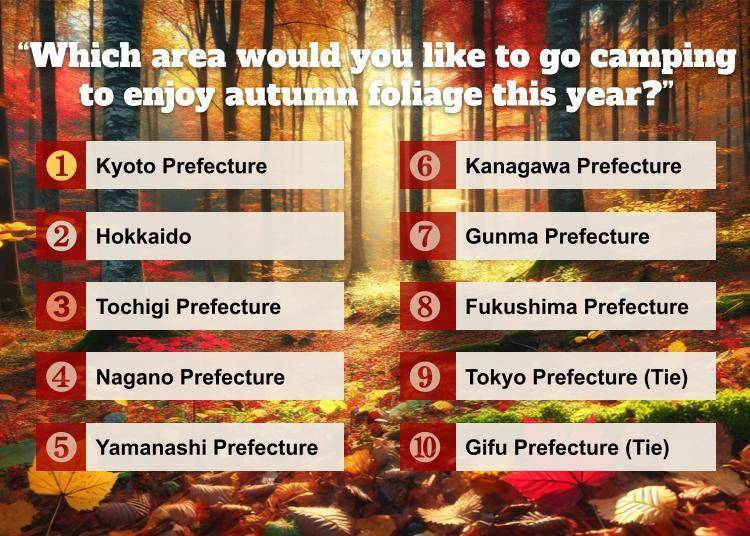 Top Destinations for Autumn Camping in Japan This Year