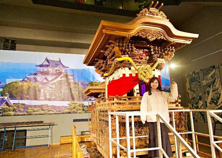 Kishiwada Danjiri Kaikan, where you can experience the Danjiri Festival all year round!