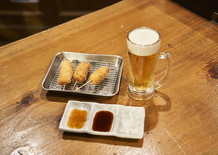 “Getting Tipsy" set, 1,200 yen (w/tax). Comes with two drink orders.