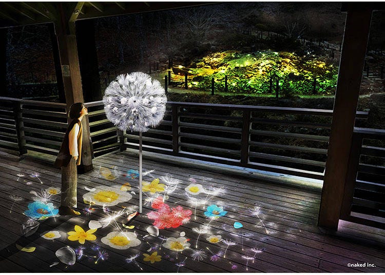タンポポのアートオブジェに息を吹きかけると、デジタルの綿毛が世界に飛んでいく《DANDELION PROJECT》。