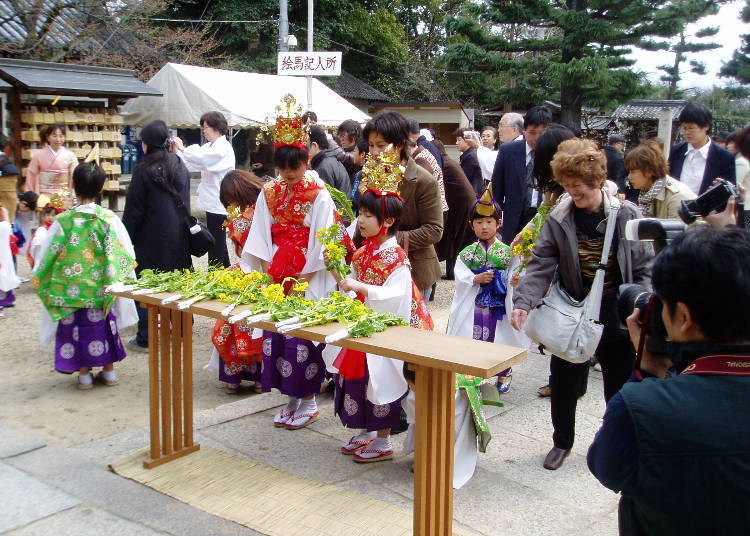 Domyouji Tenmangu Kawachi no Harugoto (Natanegoku Taisai) (Fujidera, Osaka)