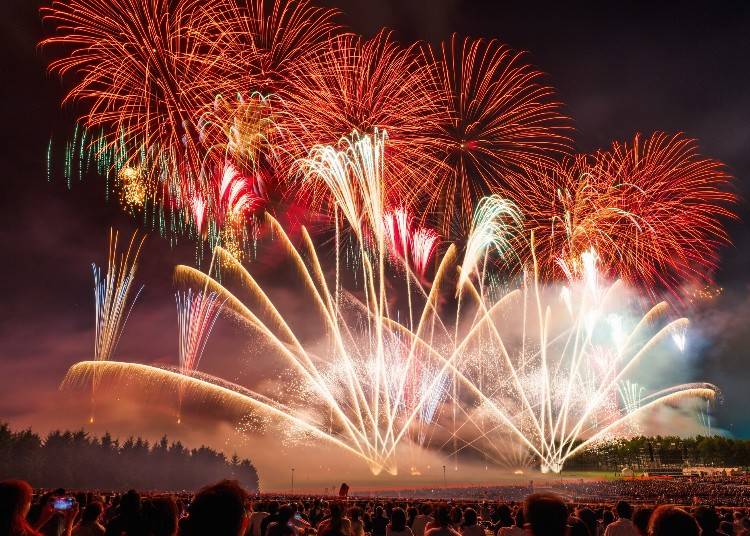 北海道 モエレ沼芸術花火大会(画像素材:PIXTA)