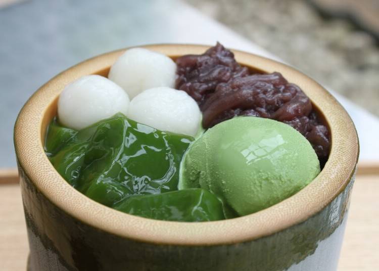 Nama-cha Jelly [Matcha] – Uji Main Store Exclusive (1,380 yen, tax included)(Image: LIVE JAPAN Article #a2000555)