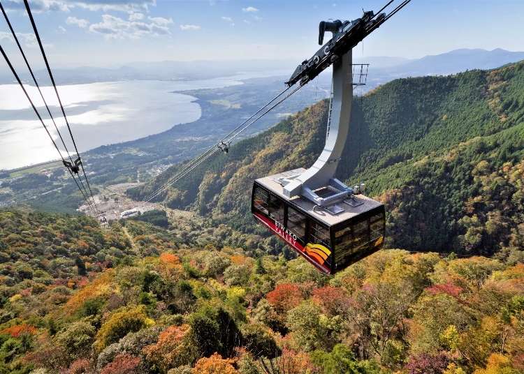 到滋賀琵琶湖山谷賞楓去！琵琶湖楓葉最美的季節～觀景台、纜車看紅葉