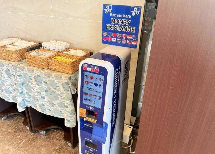 Currency Exchange Machine for International Guests