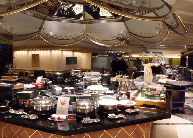 Delicious & Healthy Breakfast Buffet: A Selection of Japanese, Western, and Chinese Dishes