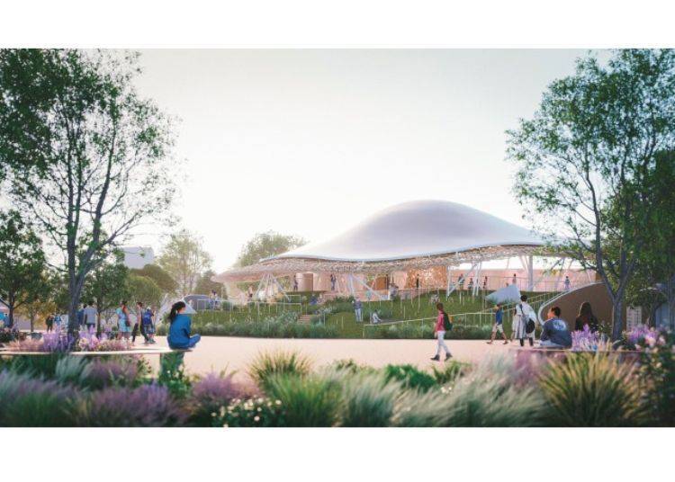 Signature Pavilion, Playground of Life: Jellyfish Pavilion. ©steAm Inc. & Tetsuo Kobori Architects All Rights Reserved