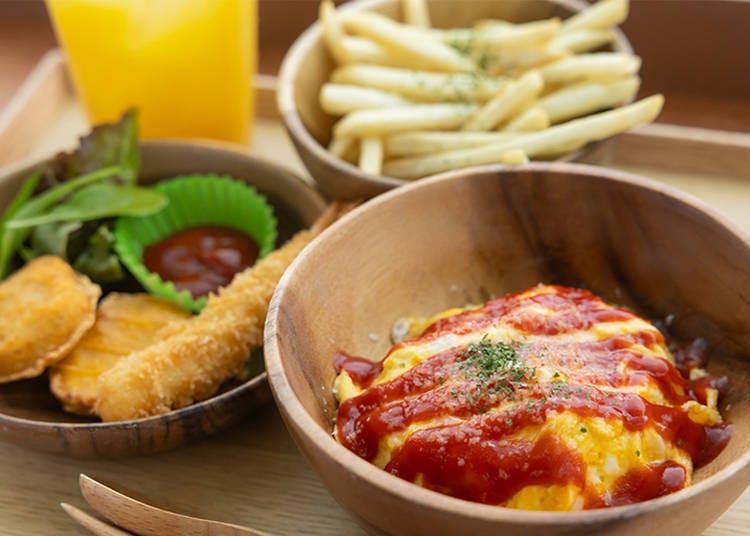 拌拌歐姆蛋包飯套餐 940日圓