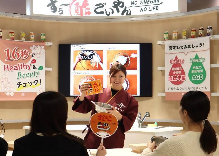 A certified Sushi Advisor by the AJSA (All Japan Sushi Association) will guide guests through the sushi-making experience