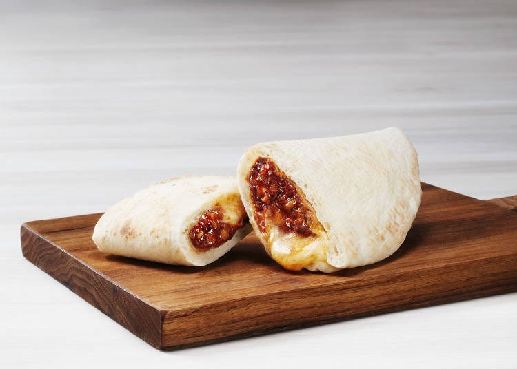 Wrapped Pizza (Soy Meat Sauce)