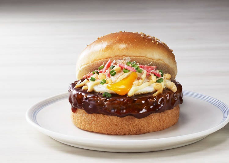 素肉OKONOMIYAKI風BURGER(ソイミートのOKONOMIYAKI風BURGER)