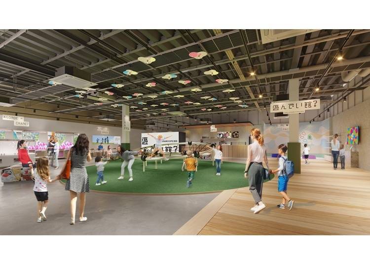 WIDE LEISURE EXPO2025「遊んでい館?」參考模擬圖