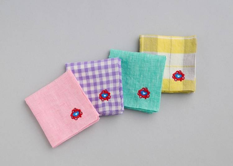 MyakuMyaku Handkerchief (9 colors available)