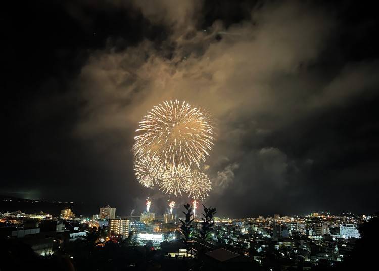 Festival Bunga Api Bandar Nago, Okinawa 2024 (Foto oleh penulis)